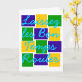 Laissezのlesの糖菓の臨時雇用者Rouler カード (黄色い花)