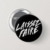 LAISSEZ FAIRE 缶バッジ (正面&裏面)