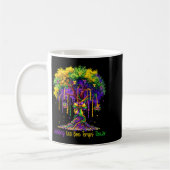 Laissez Les Bon Temps Rouler Mardi Gras Tree 2026  コーヒーマグカップ (左)