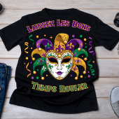 Laissez Les Bons Temps Rouler Mardi Gras Mask Tシャツ