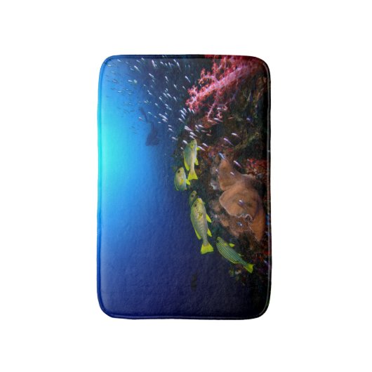 Laja Ampat水中3 バスマット (正面縦)