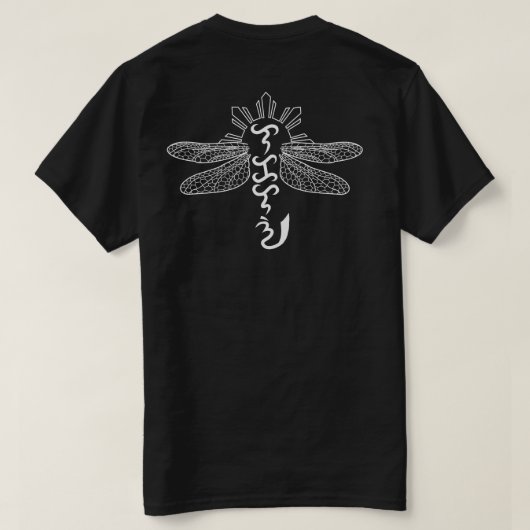 Lakas Loobの白 Tシャツ (デザイン裏面)