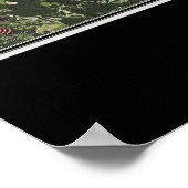 Lake Allatona Georgia衛星ポスターマップ ポスター (角)