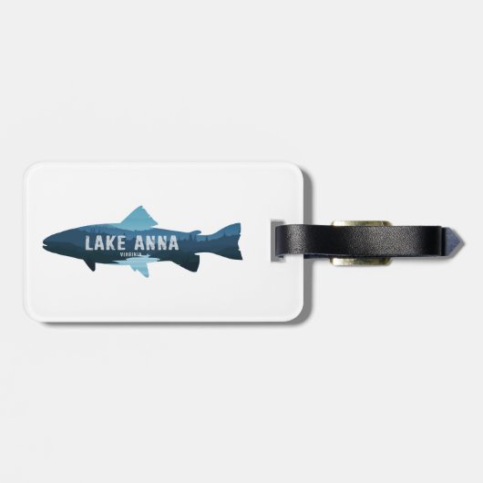Lake Anna Virginia Fish ラゲッジタグ (裏面横)