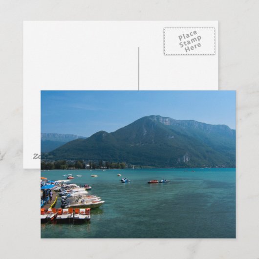 Lake Annecy,フランス – はがき (正面/裏面)