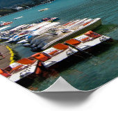 Lake Annecy，フランス – ポスター (角)