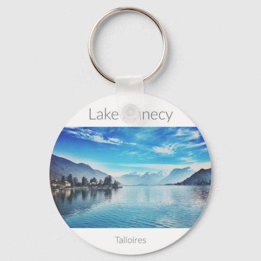Lake Annecy, Talloires Keyring キーホルダー (正面)