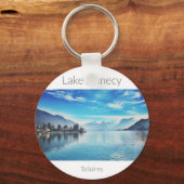 Lake Annecy, Talloires Keyring キーホルダー (正面)