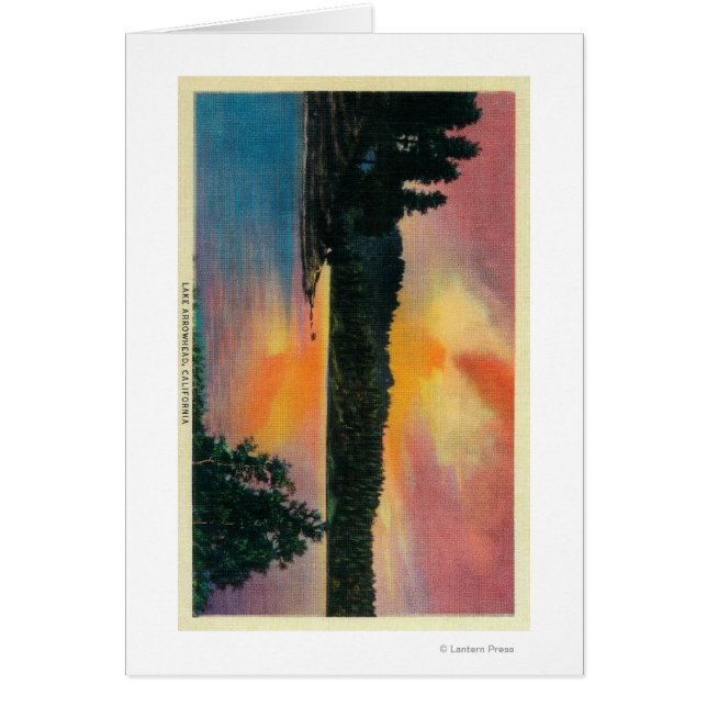 Lake Arrowhead at SunsetLake Arrowhead, CA (正面)