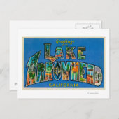 Lake Arrowhead, California – ラージレターシーン ポストカード (正面/裏面)