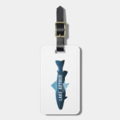 Lake Arthur Pennsylvania Fish ラゲッジタグ (正面縦)