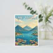 Lake Atitlán Guatemala Travel ポストカード (スタンド正面)