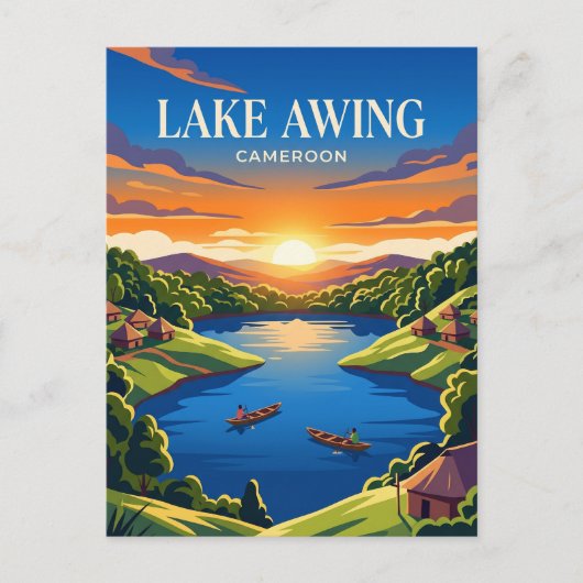 Lake Awing Cameroon ポストカード (正面)