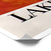 Lake Balaton Poster Hungary Travel Print Hungarian ポスター (角)