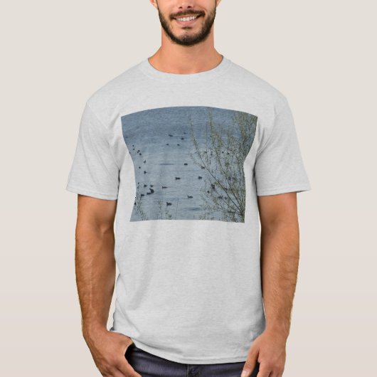 Lake Birds大人Tシャツ Tシャツ (正面)
