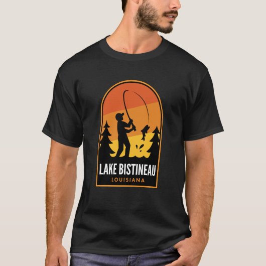 Lake Bistineau Louisiana Fishing Tシャツ (正面)