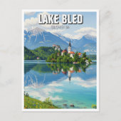 Lake Bled Slovenia ポストカード (正面)