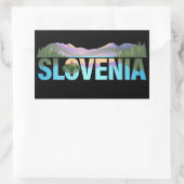 Lake Bled Slovenia Europe 長方形シール (バッグ)