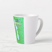 Lake Bourget France美しい旅行ポスター カフェラテマグ (右アングル)