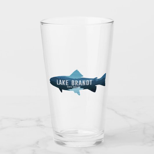 Lake Brandt North Carolina Fish タンブラーグラス (正面)