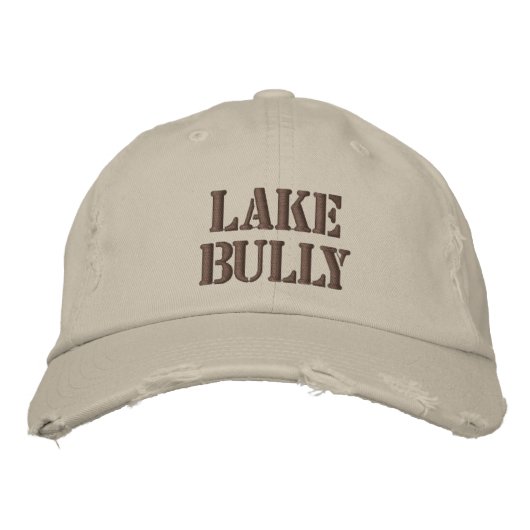 LAKE BULLY - EMBROIDED HAT 刺繍入りキャップ (正面)