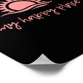 Lake Burton Ga My Happy Place Boating Fishing Camp ポスター (角)