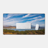 Lake Cachuma Panorama Santa Ynez Mountain Photo デスクマット (キーボード&マウス)