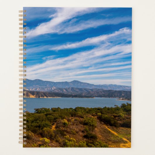 Lake Cachuma Panorama Santa Ynez Mountain Photo プランナー手帳 (正面)