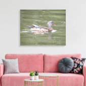 Lake Canvas Printのアヒル キャンバスプリント (インサイチュ (リビング))