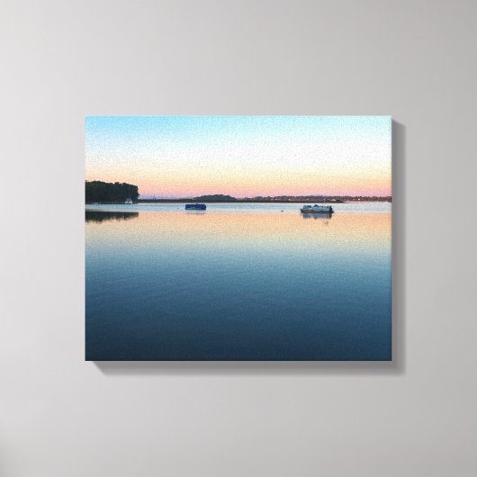 lake champlain sunrise in saint albans bay キャンバスプリント (正面)