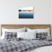 lake champlain sunrise in saint albans bay キャンバスプリント (インサイチュ (寝室))