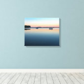 lake champlain sunrise in saint albans bay キャンバスプリント (インサイチュ (ウッドフロア))