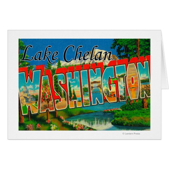 Lake Chelan, Washington - Large Letter Scenes (正面横)