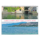 Lake Como and Lake Garda 2026 calendar カレンダー (カバー)