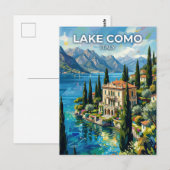 Lake Como Italy ポストカード (正面/裏面)