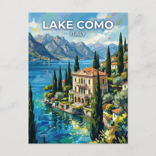 Lake Como Italy ポストカード (正面)