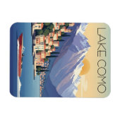 Lake Como Italy Travel マグネット (横)