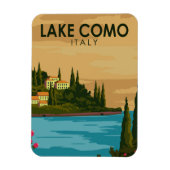 Lake Como Italy Vintage  マグネット (縦)