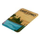 Lake Como Italy Vintage  マグネット (左側)