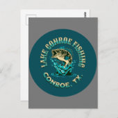 Lake Conroe Fishing, Conroe, TX ポストカード (正面/裏面)