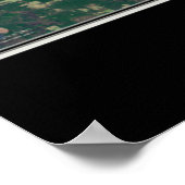 Lake Dardanelle Arkansas Satelliteポスターマップ ポスター (角)