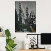 Lake Daumesnil by Henri Rousseauヴィンテージファインアート ポスター (ホームオフィス)