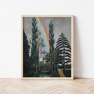 Lake Daumesnil Henri Rousseau ポスター
