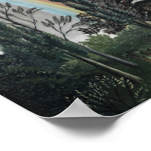Lake Daumesnil | Henri Rousseau ポスター (角)