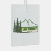 Lake District National Park Green Stripes ガラスオーナメント (正面右)