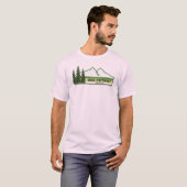 Lake District National Park Green Stripes Tシャツ (正面フル)