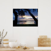 Lake Dora Florida Sunset at night poster photo art ポスター (キッチン)