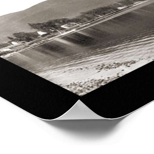 Lake Dunmore, Vermont Photo 1912 ポスター (角)