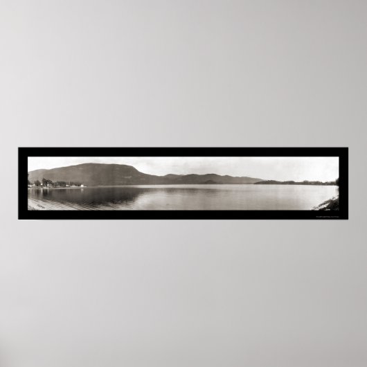 Lake Dunmore, Vermont Photo 1912 ポスター (正面)