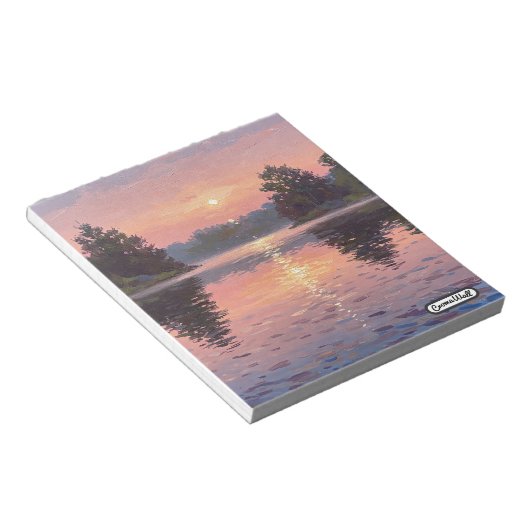 Lake During Dusk ノートパッド (アングル)